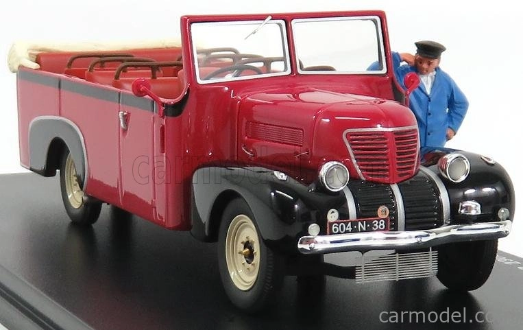 Perfex Rochet-schneider 23000 Chaboud Torpedo Ouvert Bus Open 1937 1:43 červená čierna