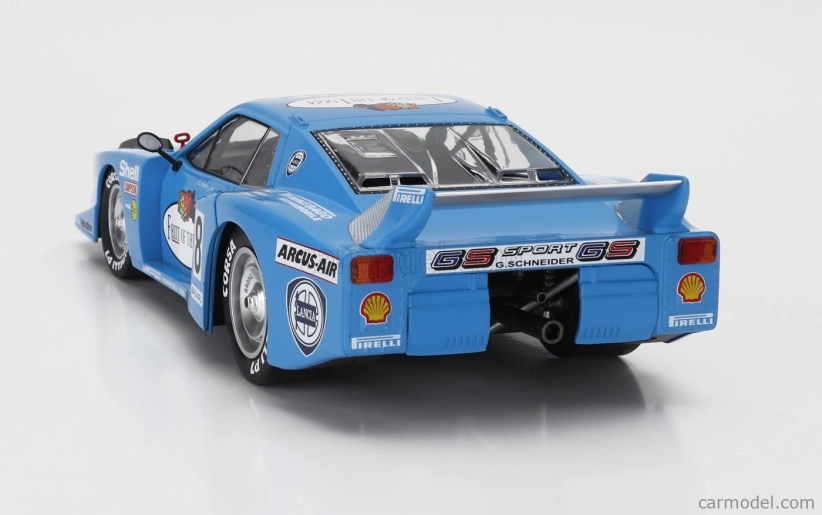 Mcg Lancia Beta Montecarlo Turbo Gr.5 Team Gs Sport Fruit Of The Loom N 8 Grc Adac Supersprint Nurburgring 1981 Siegfried Muller Jr. 1:18 Světle Modrá