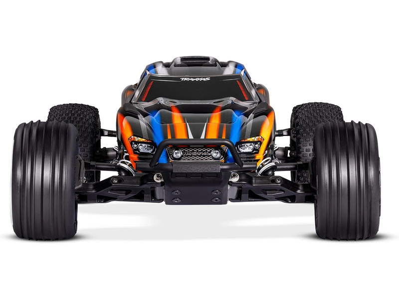 RC auto Traxxas Rustler 1:10 BL-2s RTR, oranžová