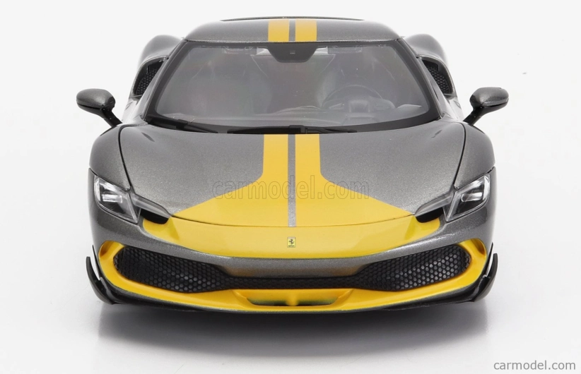 Bburago Ferrari 296 Gtb Assetto Fiorano 2022 1:18 sivo-žltá