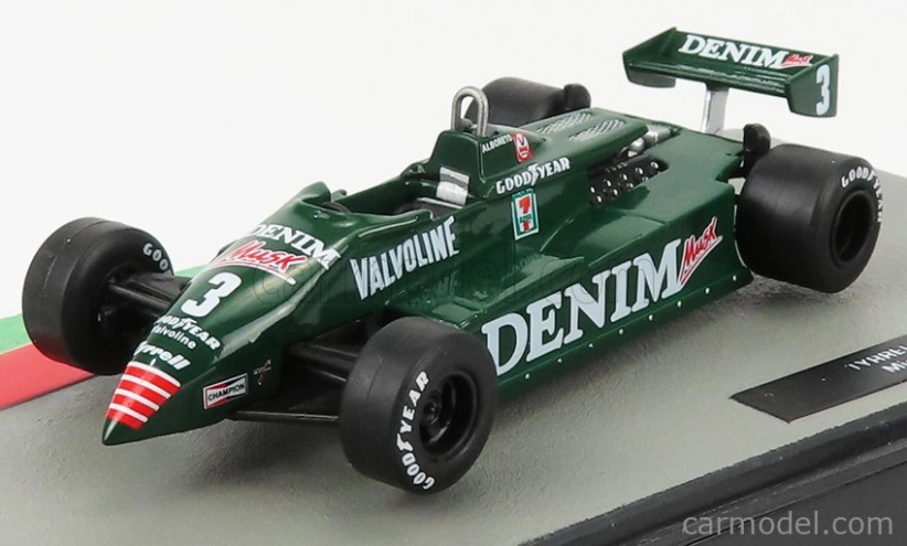 Edicola Tyrrell F1 011 Denim N 3 Sezóna Gp 1982 Michele Alboreto 1:43 Zelená