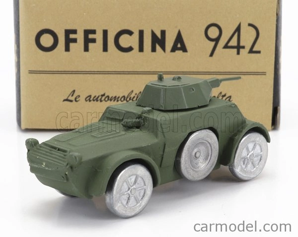 Officina-942 Fiat Ansaldo Tank Ab43 Autoblindo 1943 1:76 Vojenská zelená