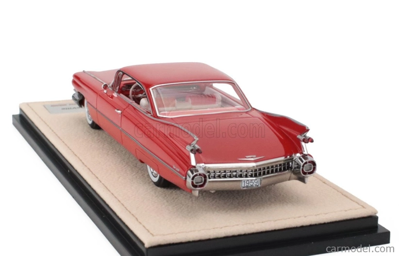 Stamp-models Cadillac Coupe De Ville 1959 1:43 Rosso Pastello - Červená
