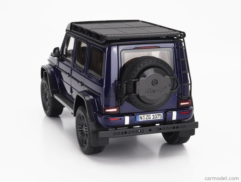 Nzg Mercedes benz G-class G63 4x4 Amg 2023 1:18 Mystic Blue