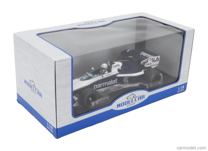 Mcg Brabham F1 Bt52 Parmalat N 6 Winner South African Gp 1983 Riccardo Patrese 1:18 Bílá Modrá