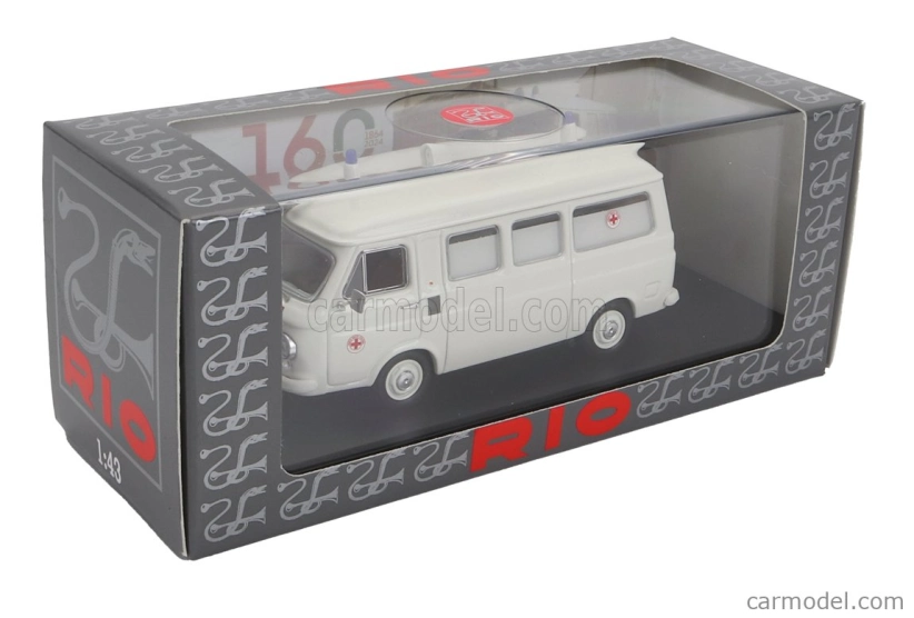 Rio-models Fiat 238 Ambulance 1968 1:43 Biela