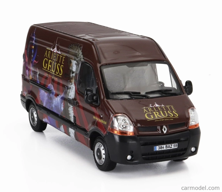 Eligor Renault Master Van Arlette Gruss 2003 1:43 Fialová