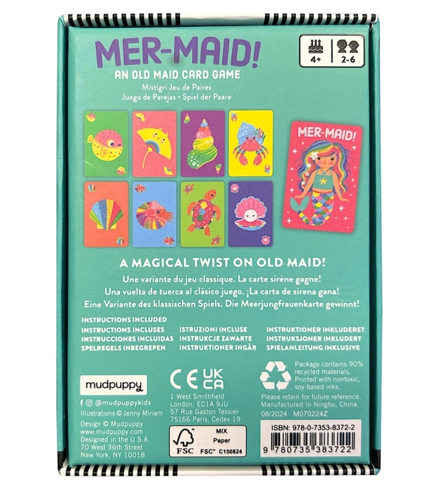 Mudpuppy Kartová hra Morská panna