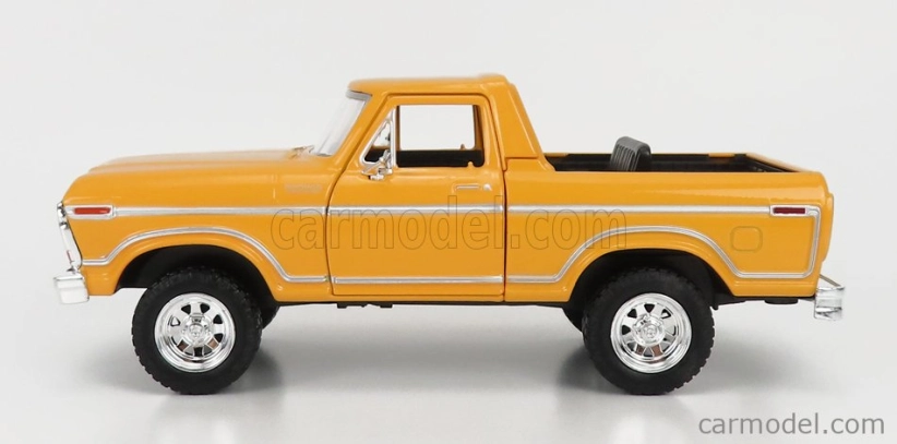 Motor-max Ford usa Bronco Hard-top Open 1978 1:24 Žlutá