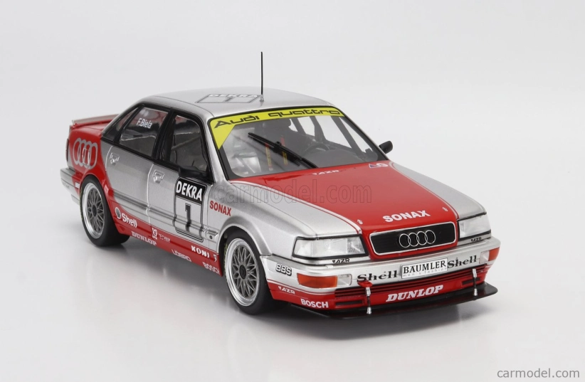 Werk83 Audi Quattro V8 Team Azr N 1 Dtm Sezóna 1992 Frank Biela 1:18 Strieborná červená
