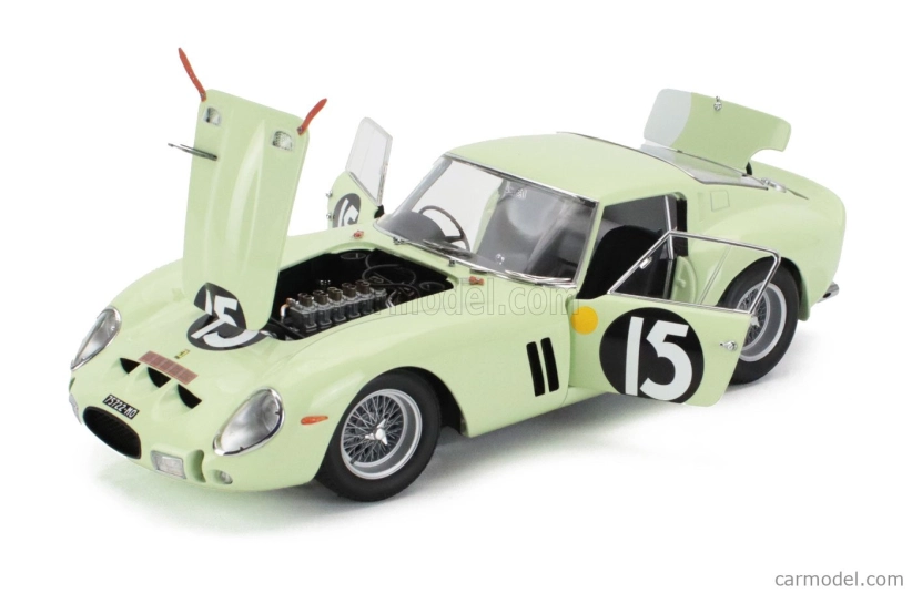 Kyosho Ferrari 250 Gto Rhd N 15 Winner Tourist Trophy Goodwood International 1962 Innes Írsko 1:18 Svetlo zelená