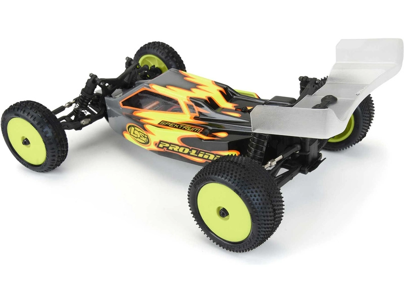 Motocykel Pro-Line 1:18, zadné pneumatiky Prism Carpet, žltý disk H8 (2) (Losi Mini-B)