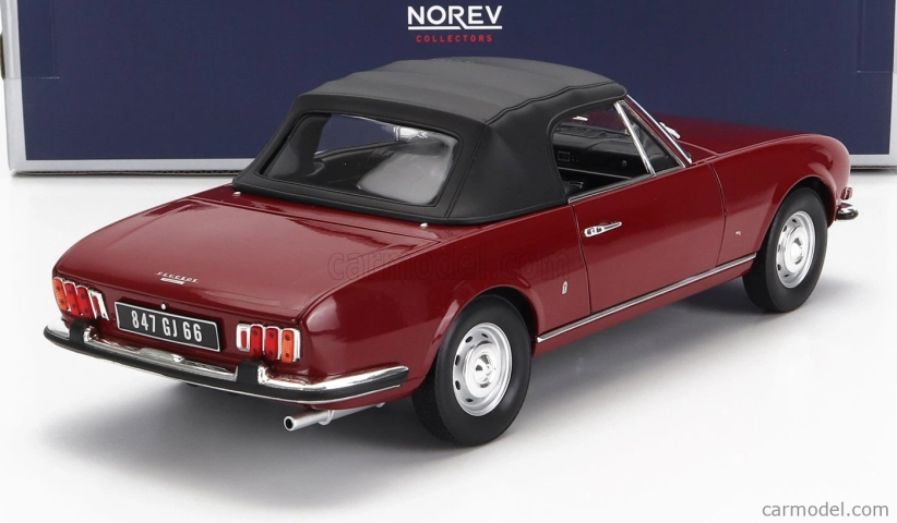 Norev Peugeot 504 Cabriolet 1969 1:18 Červená