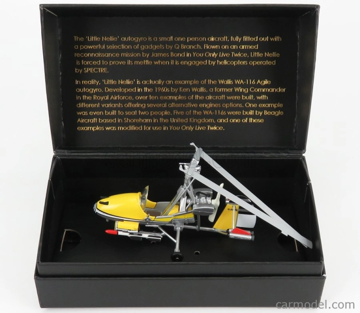 Corgi Gyrocopter Little Nellie 1967 - James Bond 007 - Helicopter You Only Live Twice 1:36 Žlutá Šedá