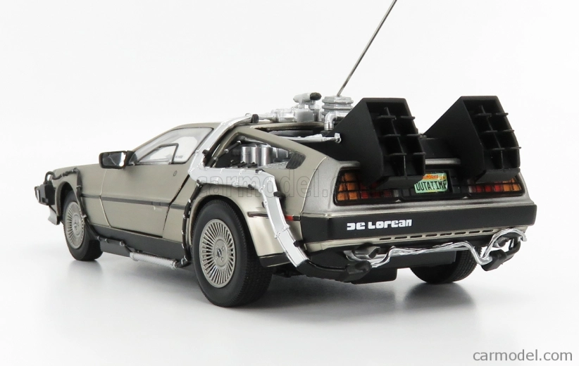 Sun-star De lorean Time Machine - Back To The Future 1 - Ritorno Al Futuro 1 1:18 Silver