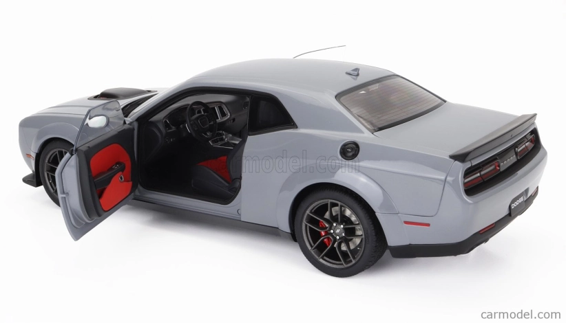 Autoart Dodge Challenger R/t Scat Pack Widebody 2022 1:18 Smok Show Grey