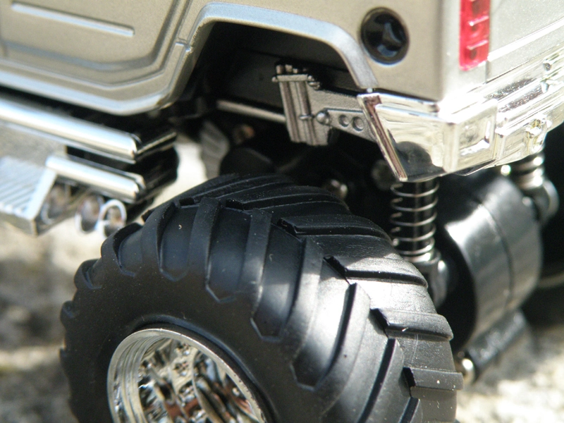 Mini RC Monster Truck, strieborná