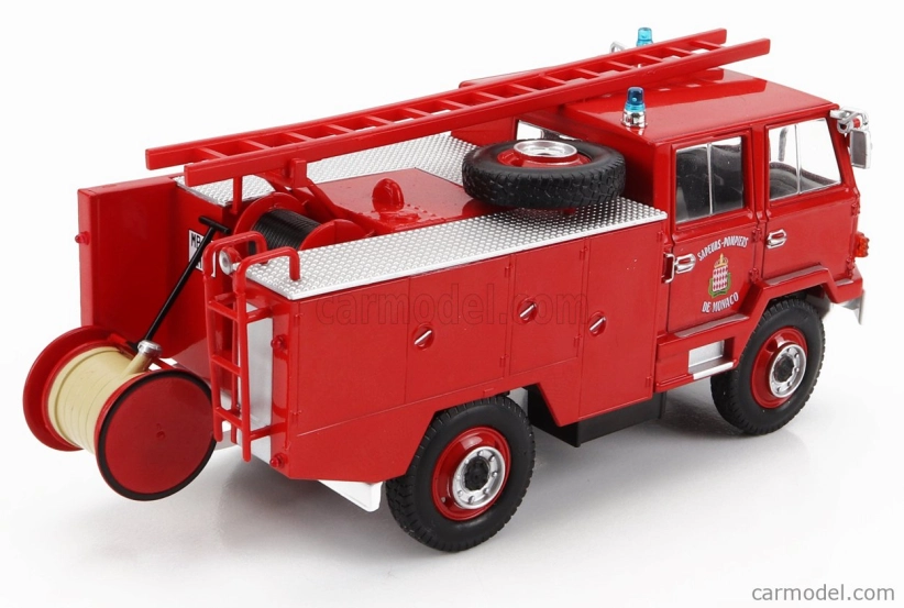 Edicola Berliet Ff 4x4 Cisterna 1971 - Hasičské auto - Vigili Del Fuoco - Feuerwehr 1:43 Červená biela strieborná