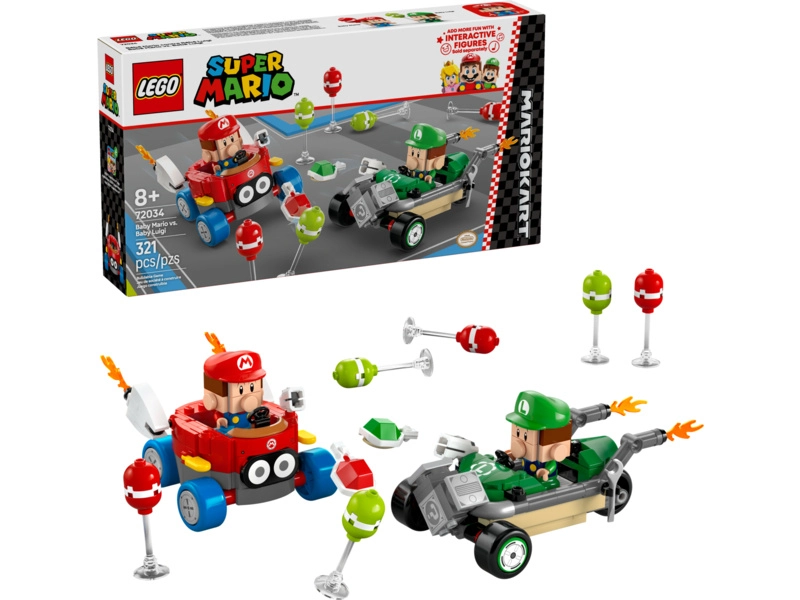 LEGO Super Mario – Mario Kart™ – Baby Mario vs. Baby Luigi