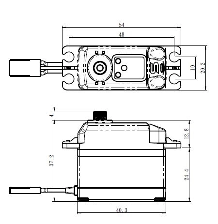SV-1272SG HI VOLT digitální servo