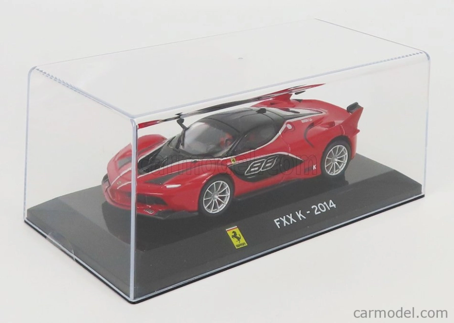 Edicola Ferrari Fxx-k N 88 2014 - Con Vetrina - S vitrínou 1:43 červená čierna