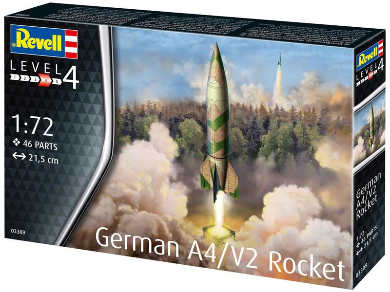Revell nemecká raketa A4/V2 (1:72)