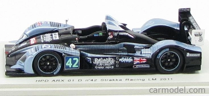 Spark HPD ARX 01D RML LMP2 – Miniature Le Mans 2011 Échelle 1/43, 12ème Au Classement