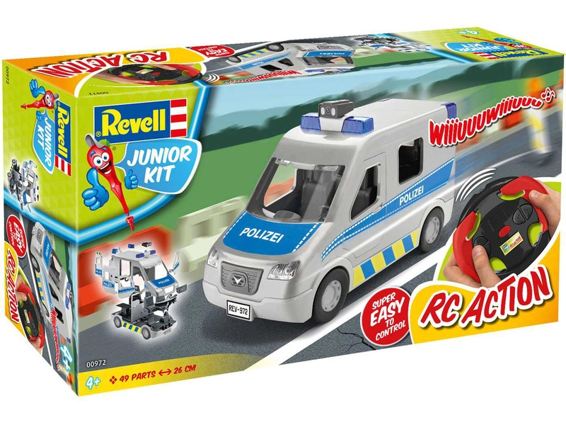 Revell Junior Kit – policajná dodávka (1:20)