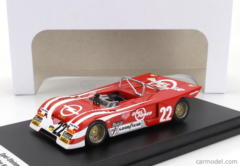 Trofeu Chevron Opel Steinmetz N 22 Hockenheim 1971 Arthur Blank 1:43 Červená Bílá