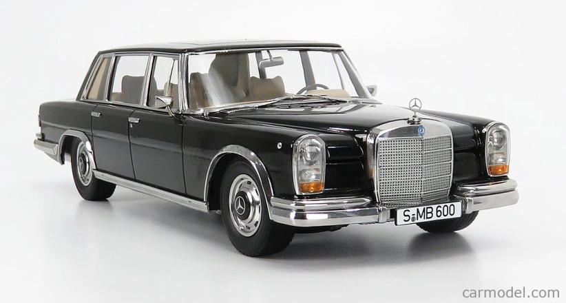 Mercedes Benz S-class 600 Pullman (w100) 1963 1:18 čierny