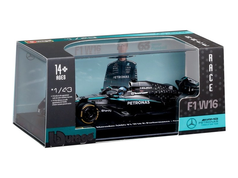 Bburago Mercedes-AMG Petronas W16 (2025), #63 Russesll (hardcase)
