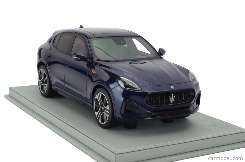 Bbr-models Maserati Grecale Folgore Suv 2022 - Con Vetrina - With Showcase 1:18 Blu Intenso - Blue Met
