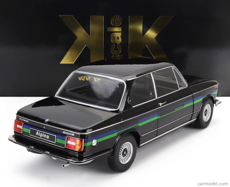 Kk-scale BMW 2002 Alpina 2-series 1974 1:12 čierna