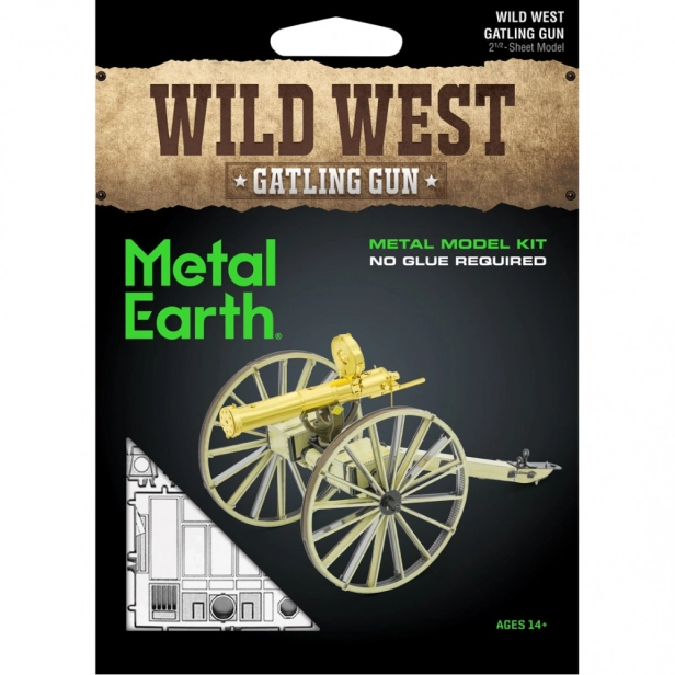 Oceľová stavebnica Wild West Gatling Gun