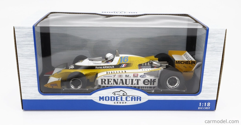 Mcg Renault F1 Rs10 Team Renault Elf N 16 British Gp 1979 Rene Arnoux 1:18, žlutá