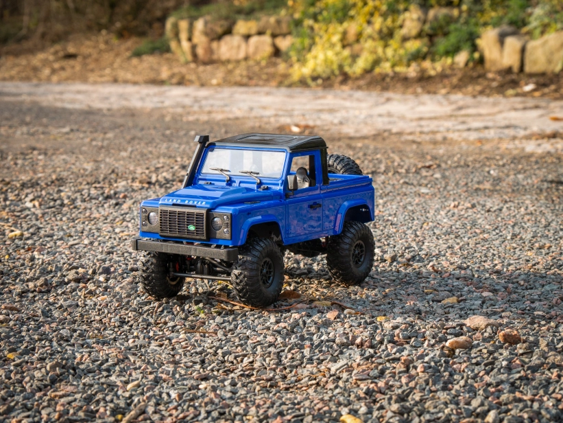 RC auto Land Rover Adventure 1/12 RTR 4WD, modrá + náhradná batéria