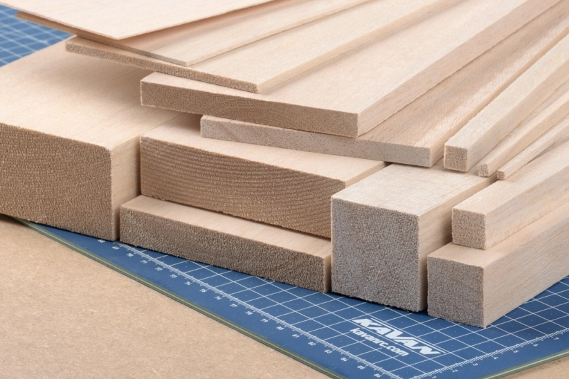 100x10cm Balsa 2,5 mm standard (balení 20 ks)