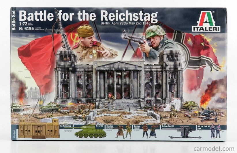 Italeri Accessories Diorama - War Battle Set - For The Reichstag 1:72