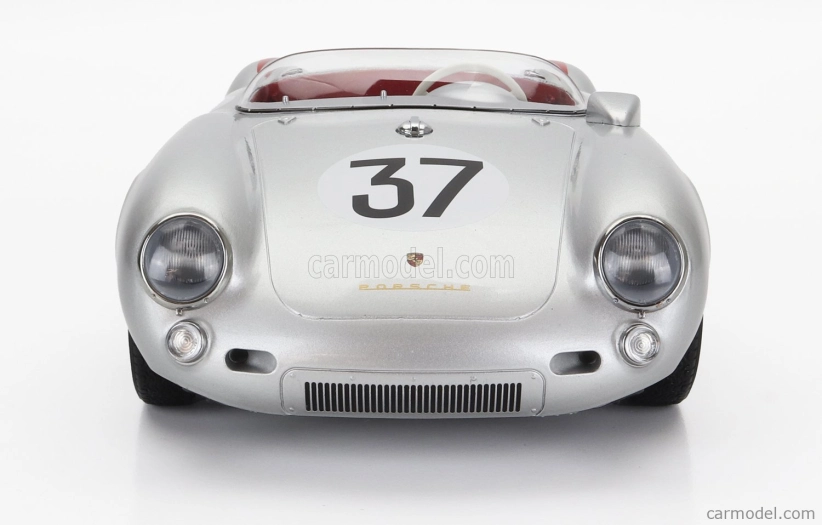 Porsche 550 Rs Spider 1.5l Team Porsche Kg N 37 24h Le Mans 1955 H.polensky - R.von Frankenberg 1:12 Silver