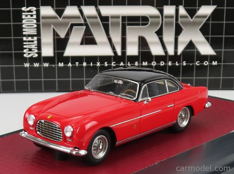Matrix scale models Ferrari 212 Inter Coupe Ch.191 Ghia 1952 1:43 Červená Černá