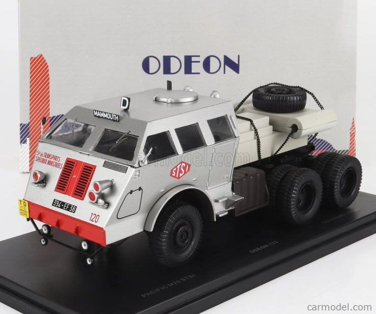 Odeon Pacific Tank M26 Tractor Truck 3-assi Stsi 1944 1:43 Silver