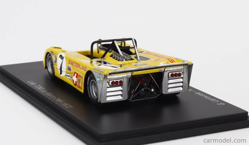 Spark-model Lola T280 Cosworth Dfv 3.0l V8 Team Ecurie Bonnier N 7 24h Le Mans 1972 J.de Bragation - M.cabral - H.de Fierlandt 1:43 Žlutá