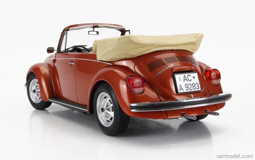 Norev Volkswagen Beetle 1303 Cabriolet otvorený 1976 1:18 Hnedá farba