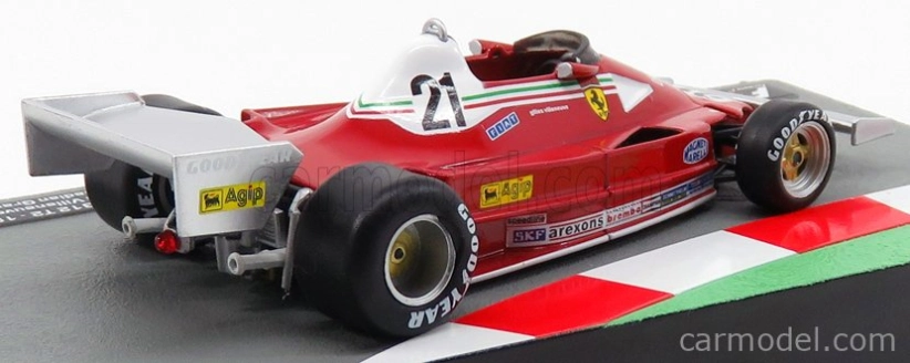 Edicola Ferrari F1  312t2 N 21 Canada Gp 1977 Gilles Villeneuve 1:43 Red