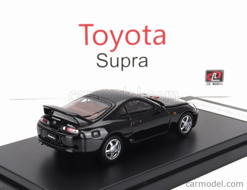 LCD-model Toyota Supra Mkiv (a80) Coupe 1993 - Detaily motora 1:64 Black