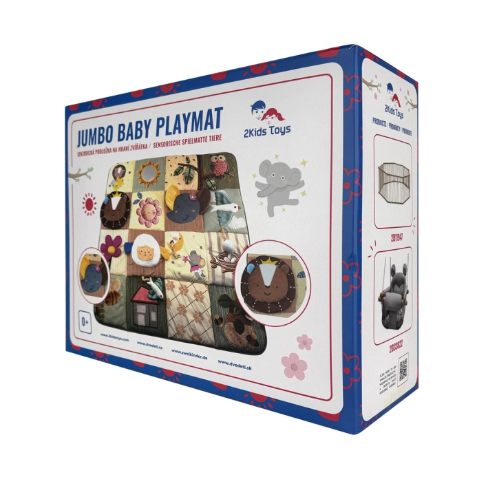 2Kids Toys Senzorická podložka na hraní Zvířátka