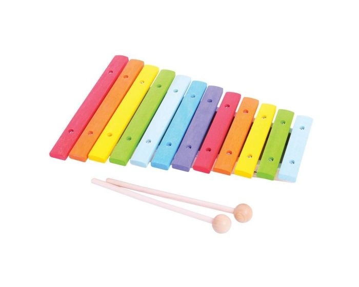 Bigjigs Toys Dřevěný xylofon - poškozený obal