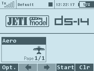 DS-14 EX, mode 1 a 3 (CZ SW)