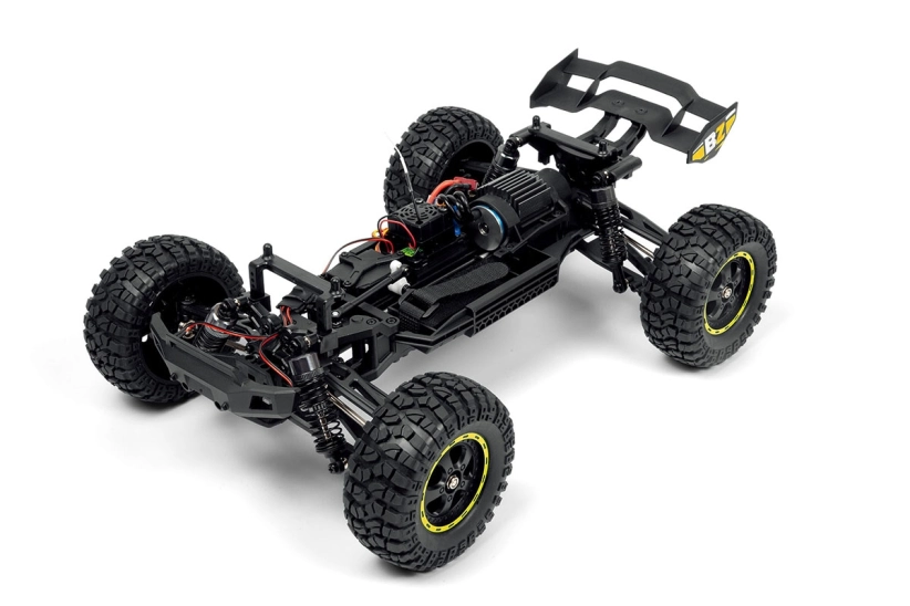RC auto Smyter DT Turbo 1/12 4WD 3S Brushless, žltá