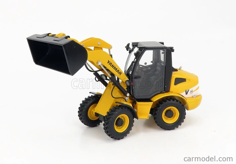 Ros-model Yanmar V8 Ruspa Gommata - Tractor Scraper 1:32 Žlutá Šedá